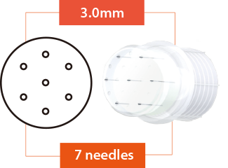 Turtlepin 7 pin 3 mm Hypodermic needle cartridges (5/pck) thumbnail 3