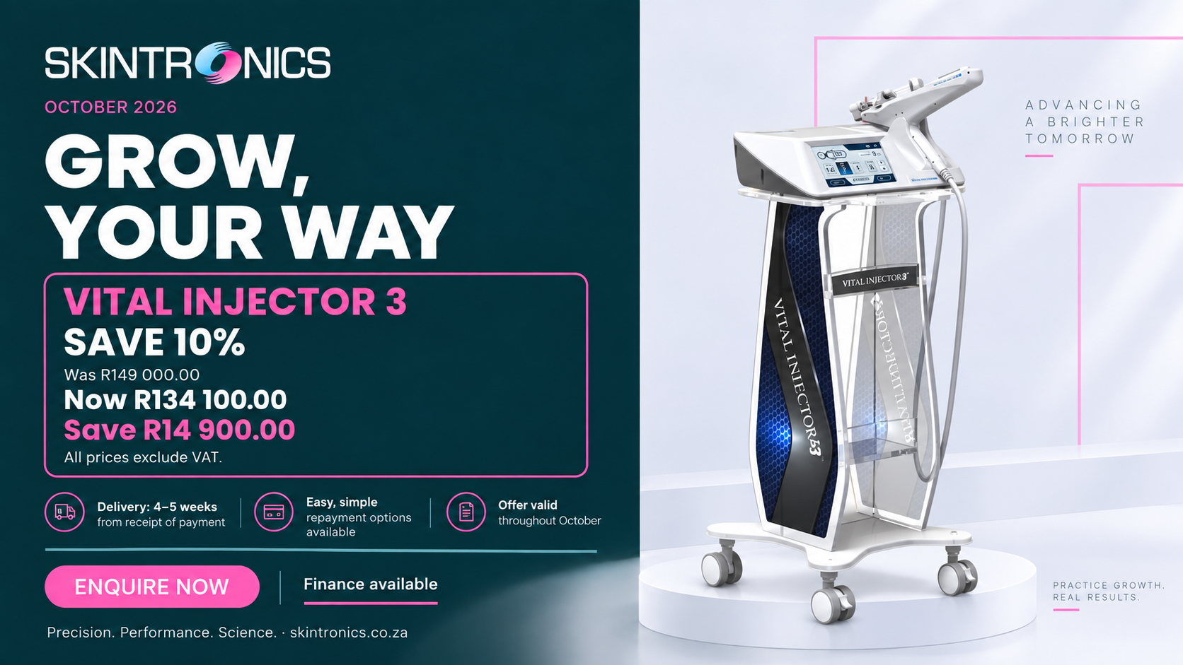 October promotion for the Vital Injector 3
